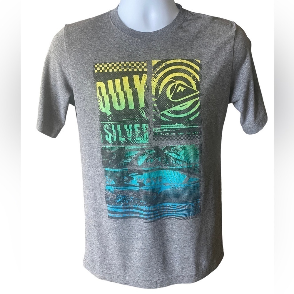 QUIKSILVER “The Mountain and the Wave” Surf Tee Shirt Men S Small